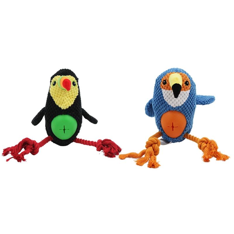 Pluszowa Lalka Psa Zabawka do Redukcji Stresu Treningowa Interaktywna Lalka do Gryzienia Zębów