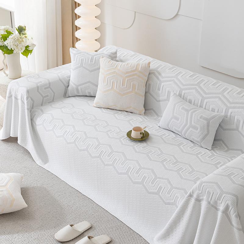 

Ins Высококачественный геометрический современный приятный для кожи чехол для диванной подушки, тканевый нескользящий чехол для дивана, универсальное универсальное полотенце для дивана 180*130cm