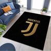 Juventus FC Logo Fußball Teppich Rutschfester Boden Teppich Wohnzimmer Spielzimmer Sport Heimdekor Matte