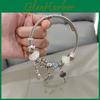 No Ip Stainless Steel Heart Crown Bracelet With Fluorescent Beads For Girls And Teens