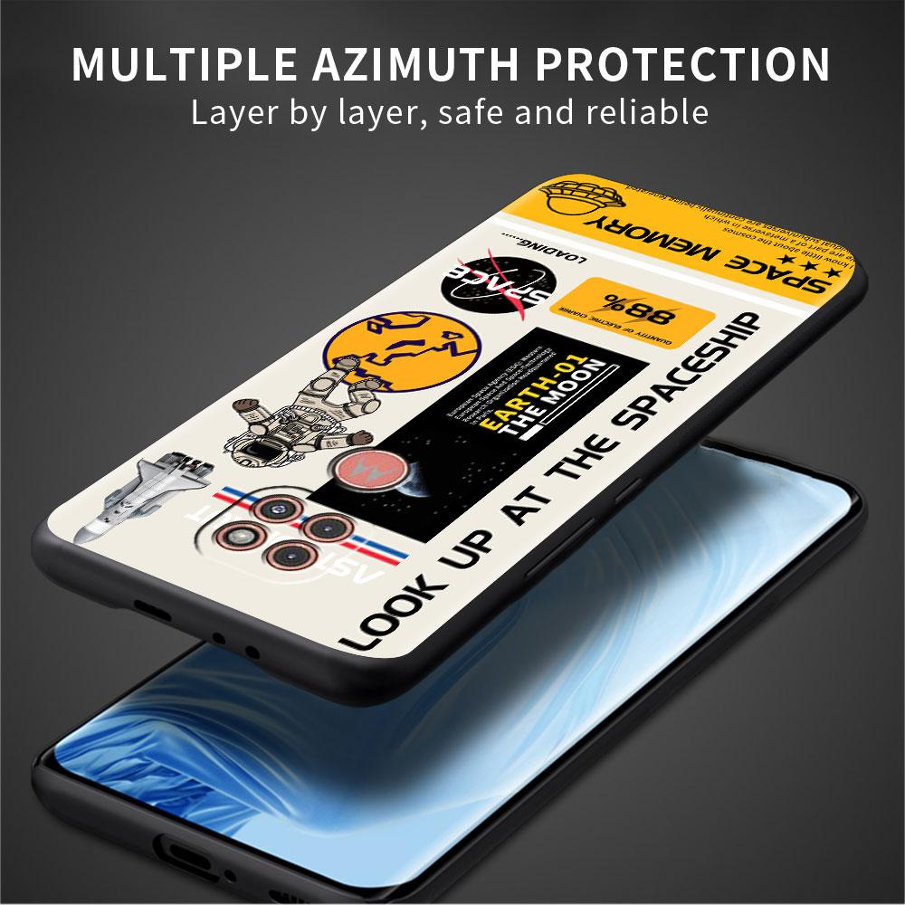 Case For Motorola G30 G60 G9 Play One Fusion Plus Edge 20 G8 Power Lite G22 G50 G200 G51 G71 Phone Cover Fashion Cool Astronaut