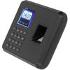 Anwesenheitsmaschine, 2,4-Zoll-Anwesenheitsmaschine Fingerabdruck Biometrisch TFT Farbe, Stechuhr für Mitarbeiter Kleinunternehmen(US-Schwarz)