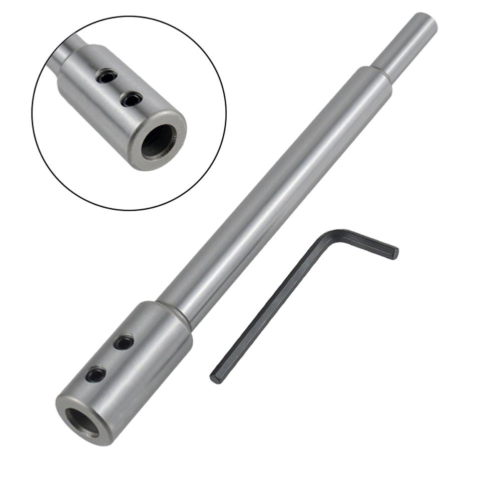 Drill Bit Extender Reusable Woodworking Milling Cutter Bit Extension Chuck Router Bits for Drill Flat-Bottomed Holes