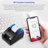 USB BT Wireless Printer Barcode Logo Printing with 1 Roll Paper 58mm Thermal Receipt Printer Desktop for Sales Retail Shop