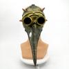 Halloween Gothic Punk Plague Doctor Beak Mask - Black Death Crow Latex Mask