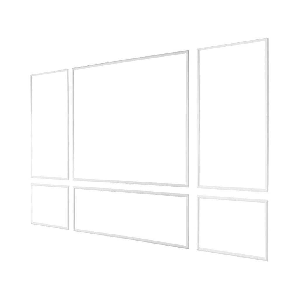 Wall Molding 3 Pack, Wainscoting Panels Kit, Lightweight Paintable Polystyrene, Easy To Install Accent Wall Trim for Interior Décor Living Room,