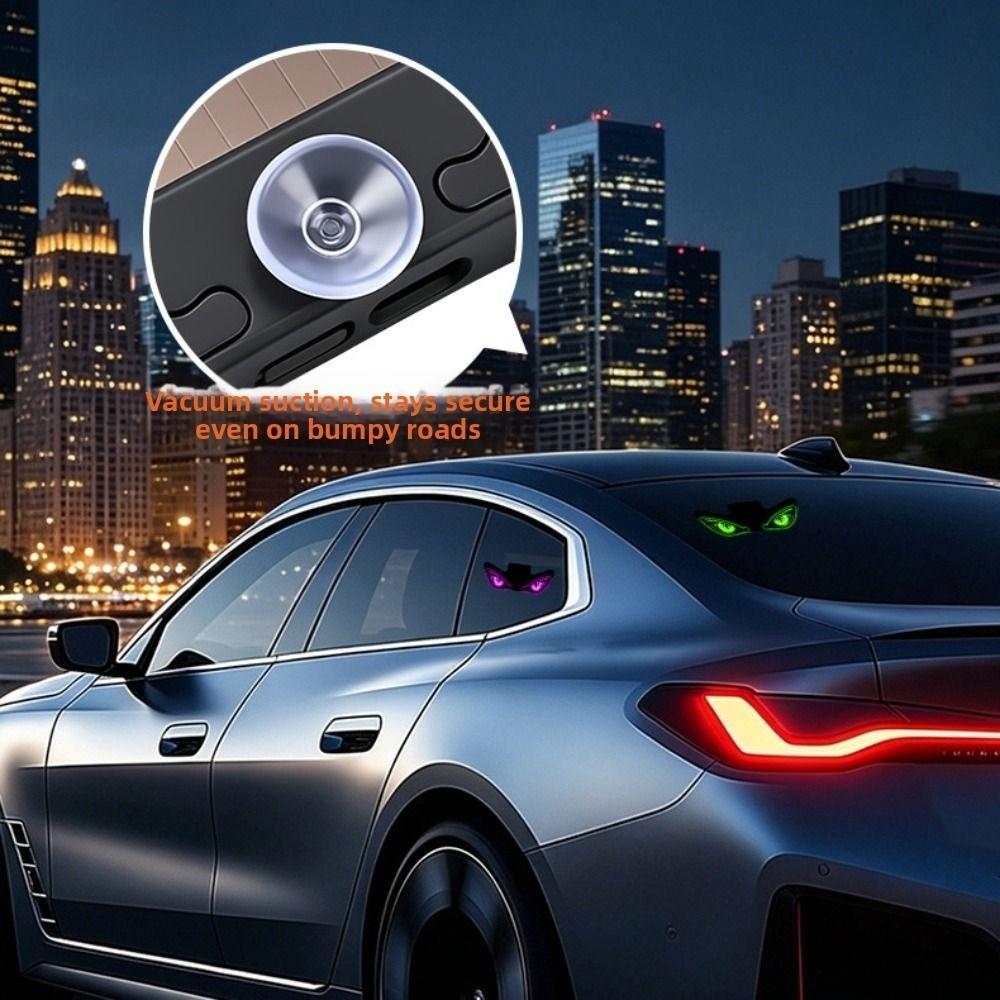 Creative Car Demon Eye Light Suction Cup Installation LED Atmosphere Light Universal