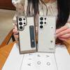 S25 + Simple Bracket Case Is Suitable for Samsung s24Ultra Transparent Mobile Phone Case A54 All-inclusive S21 + Anti-drop 17.