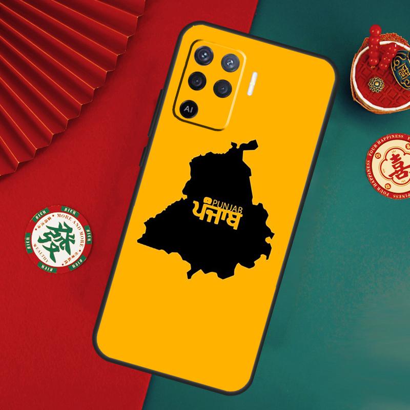 Punjab Map Case For Oppo A76 A16 A96 A17 A60 A40 A80 A98 A58 A78 A18 A38 A57 A74 A54 A94 A15 A5 A6 Pro