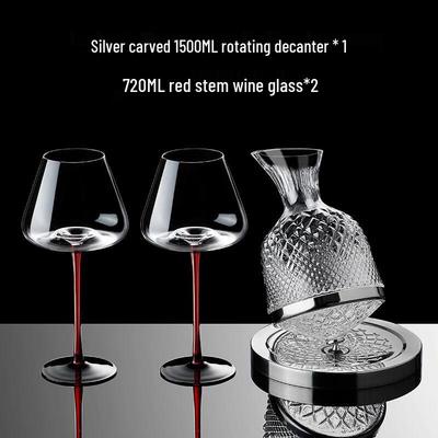 Shangqi Tumbler Decanter and Red Wine Glass Set