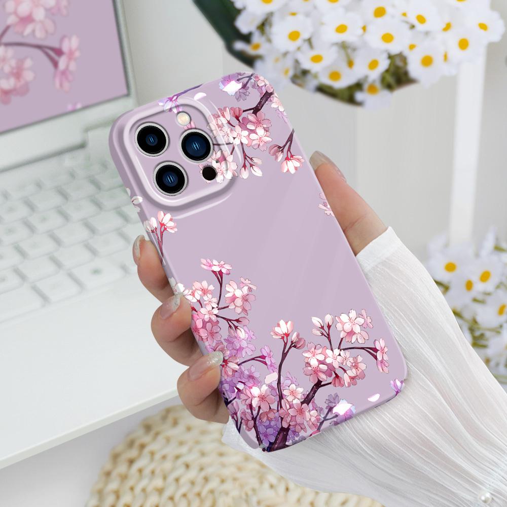 Flower Ripples Phone Case For iPhone 13 12 11 7 8 6 6S Plus Pro Max Mini X XS XR SE 2020 2022 Film Hard Cover