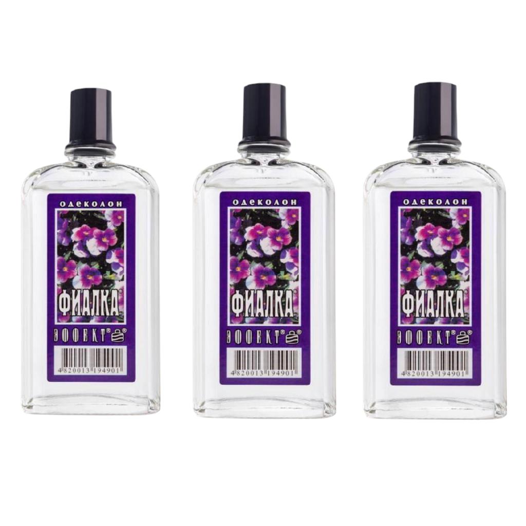 

Кельнська вода Фіалка 77 мл. | Унісекс одеколон — це освіжаючий гігієнічний продукт. 3 pcs