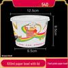 Miaojiayi Disposable Round Paper Bowls with Lids