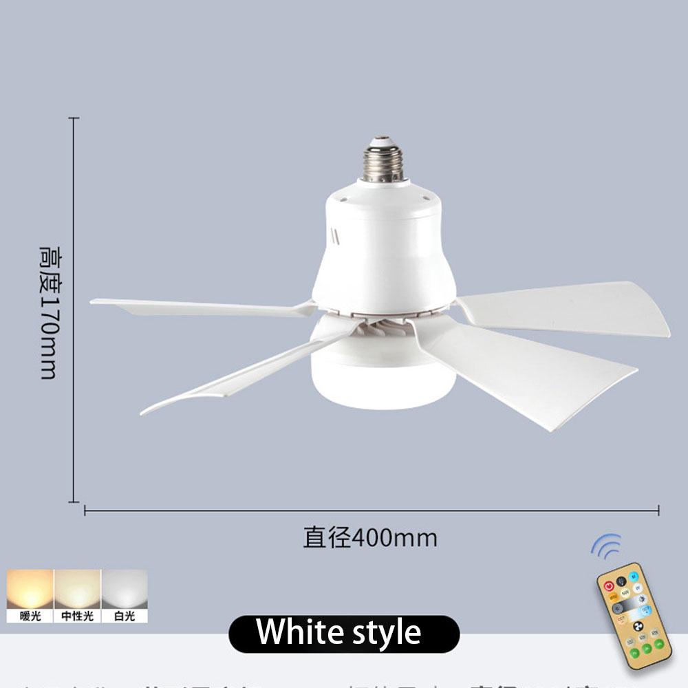 LED Ceiling Fan With Light Remote Control Dimmable 30W E27 Base Modern Smart Wireless Fans Lighting For Bedroom and Living Room