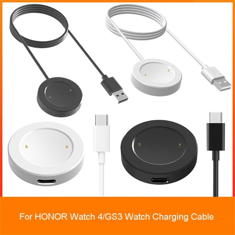 Magnetic Watch USB Fast Charging Cable Data Holder Station Power Charger Adapter Dock Bracket Compatible for Watch 4/GS3