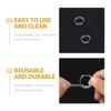 15Pcs Spring Ring Adjusters Transparent Elastic Tighteners for Jewelry Rings Resizing Tool Prevent Slippage Rotation Loss Women