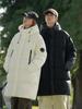 Men's 2025 Hong Kong Style White Duck Down Casual Mid-Length Winter Jacket