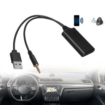 Universeller, hochwertiger Auto-5-V-Bluetooth-Moduladapter, Stereokabel, AUX-IN, 3,5-mm-Buchse, kabelloser Radioadapter, Aux USB