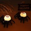 1-5PCS Halloween LED Eyeball Candle Lamp with Spider Design Glowing Pumpkin Light for Party Atmosphere Decoration Prop Spooky