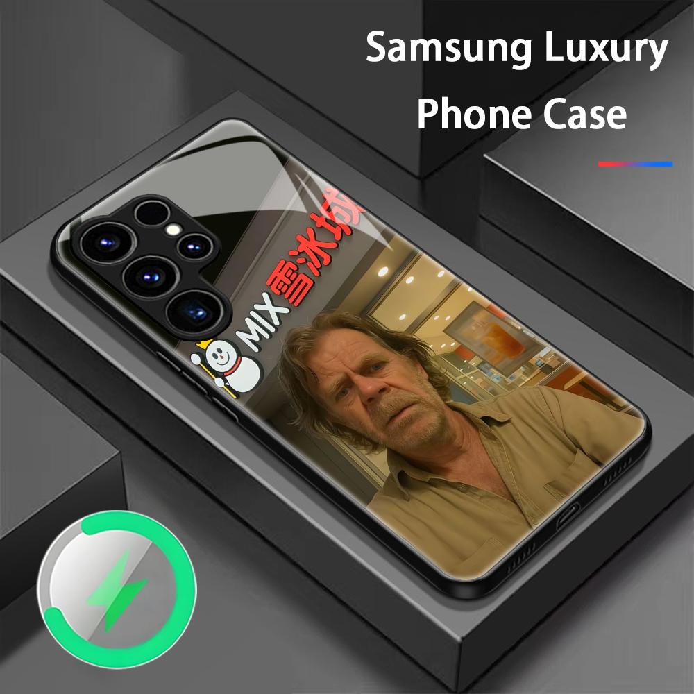 Classic movies Shameless Phone Case For Samsung S26 S25 S24 S23 S22 S21 Plus Ultra Note20 Glass Magnetic Case