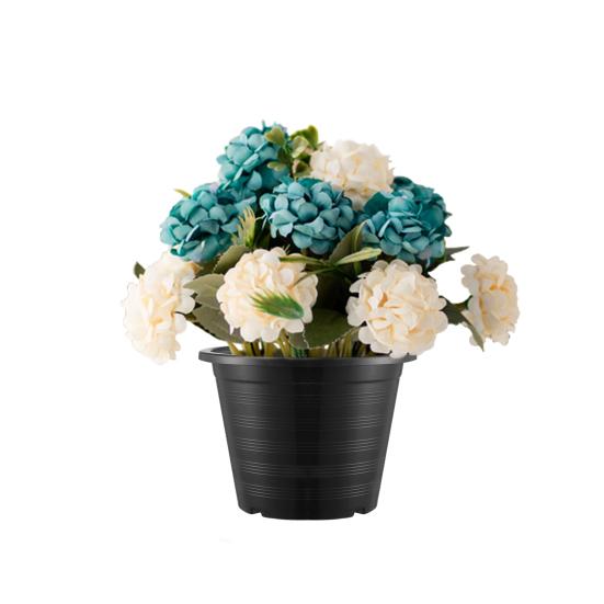 Stor Plast Blomsterpotte Kraftig Utendørs Hageplantekasse Plantepotte med Drenshull for Blomster Poteter Grønnsaker