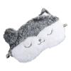 3D Cute Breathable Eye Mask Made from Natural Silk and Plush