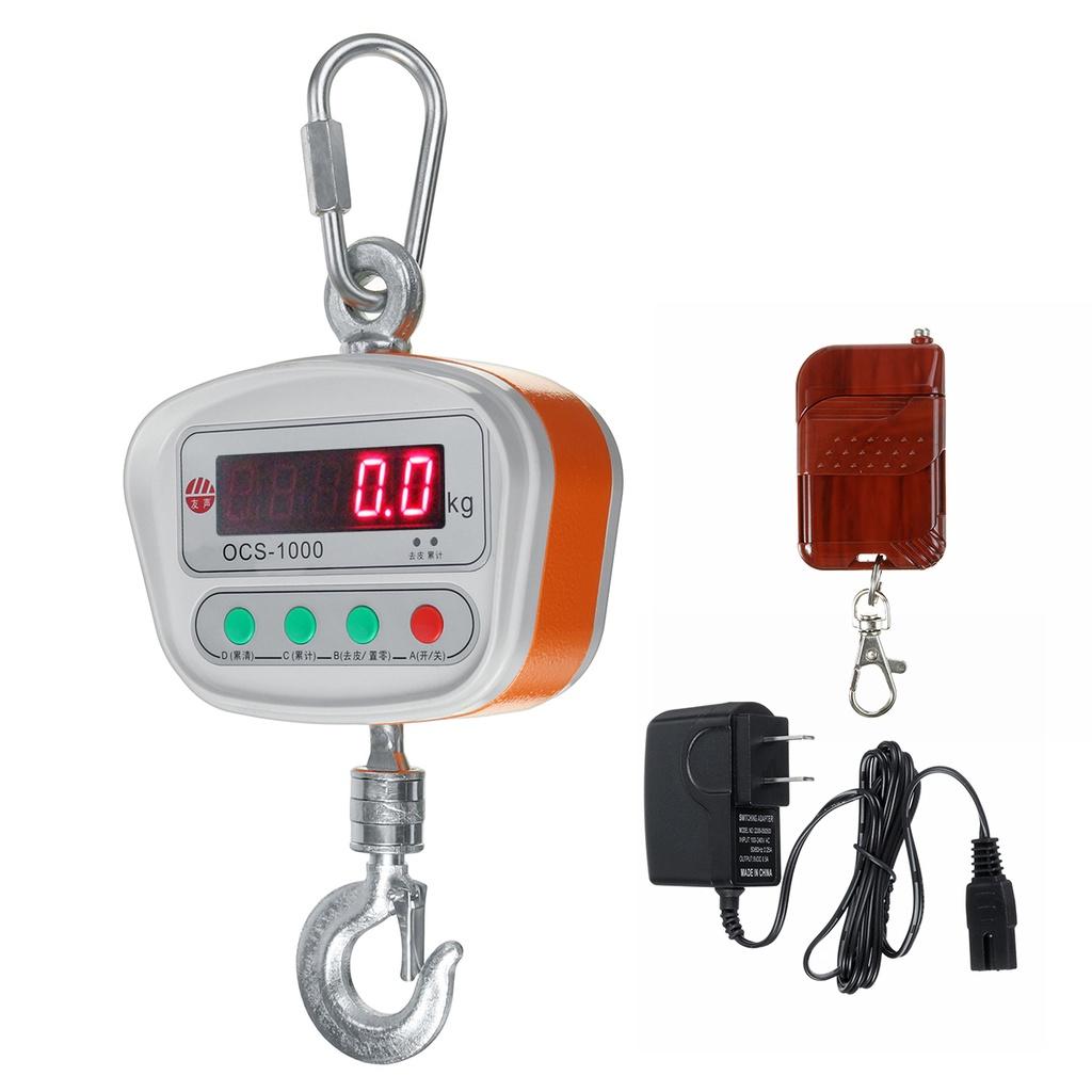 High Precision Digital Crane Scale 300/500KG Heavy Duty Hanging Scale LCD Weighing Scales High Accurate Hanging Scale