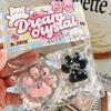 Black & Pink Cat Paw Clay Squeeze Toy - Stress Relief Blind Box