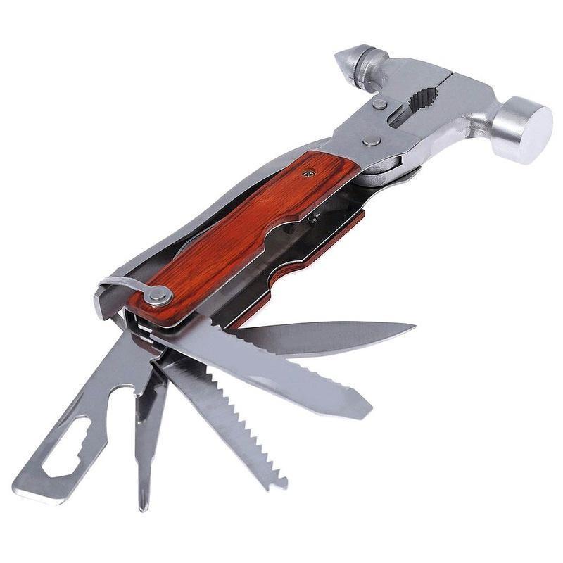 1Pc Stainless Steel Multi-purpose Outdoor Emergency Survival Tool Car Safety Hammer Emergency Hammer