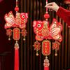 Hanging New Year Fish Pendant Chinese New Year Spring Festival Ornament  Living Room