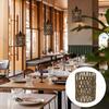 1PC Chic Wicker Homestay Papier Seil Lampenschirm Küche Kleine Rattan Lampenschirme Boho Land Pendelleuchte Abdeckung Retro Restaurant