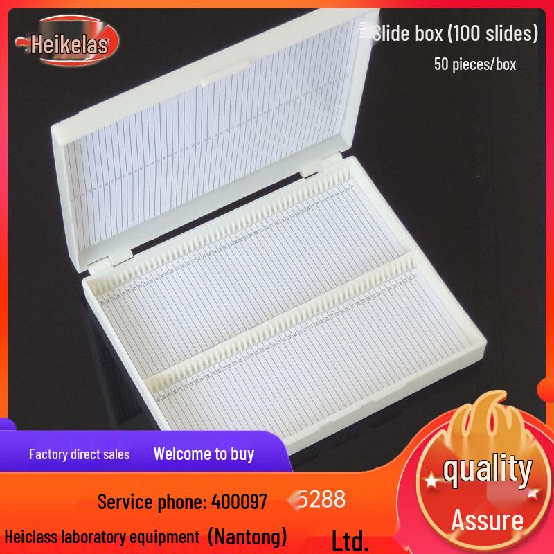 100-Piece Slide Box with Serial Number Inserts for Easy Organization