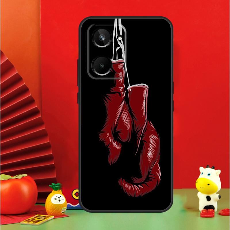 Boxing Gloves For Realme C35 C53 C55 C67 GT Neo 6 GT5 9 10 11 12 Pro Plus C25S C21Y C30 C31 C33 C51 Case