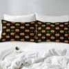 Halloween Theme Pattern Mattress Four-piece Bedding Set Bedroom Dormitory Bedding Decoration