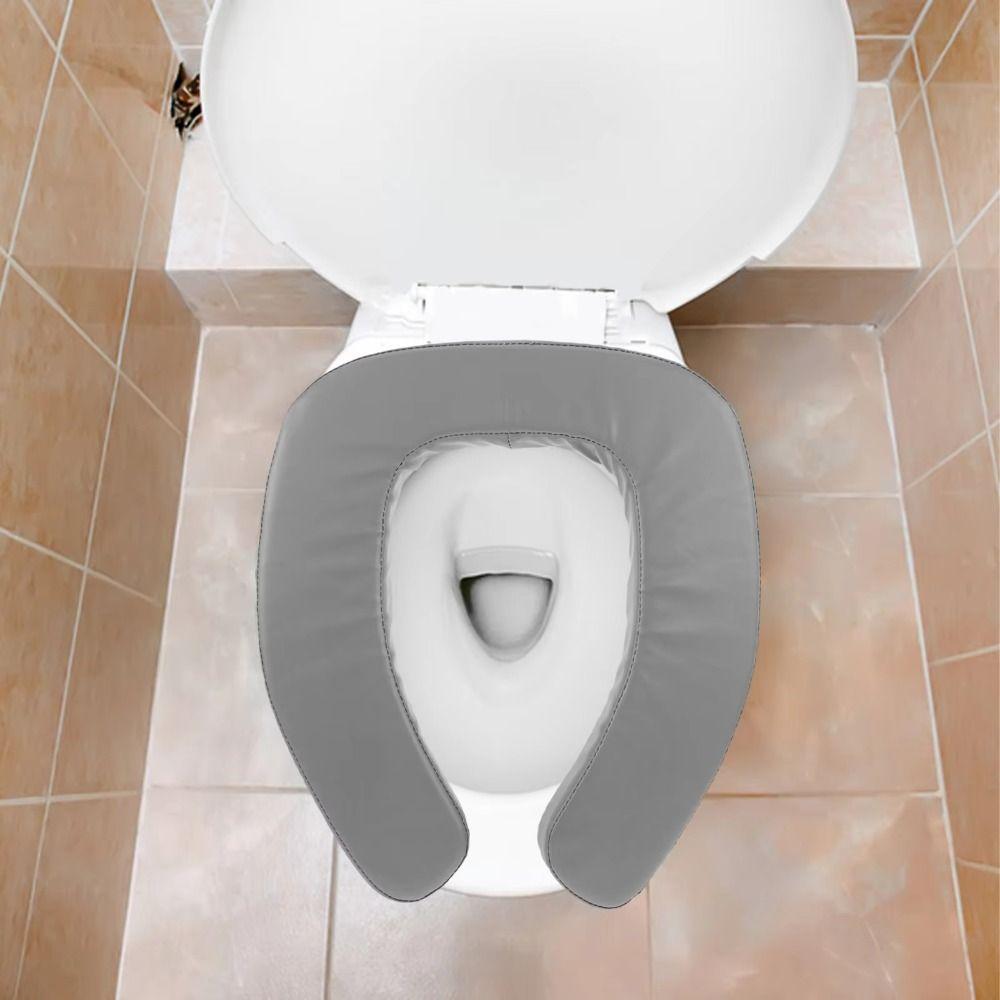 Thick Padded U-Shape Toilet Seat Riser Heighted Toilet Seat Cover  Toilet Seat Accessories