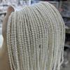 1String, White Natural Freshwater Pearls Beads for Jewelry Making DIY Crafts (Beads 3mm, Length 36cm)