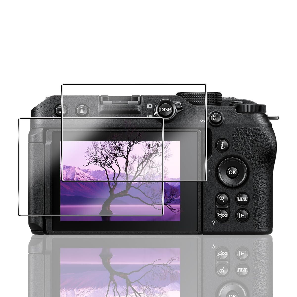 

Nikon Z30 Screen Set in Japan by Asahi 9H Hardness Tempered Glass Screen Protector for Nikon High Rounded Easy Nikon Z30 Accessories Protector,