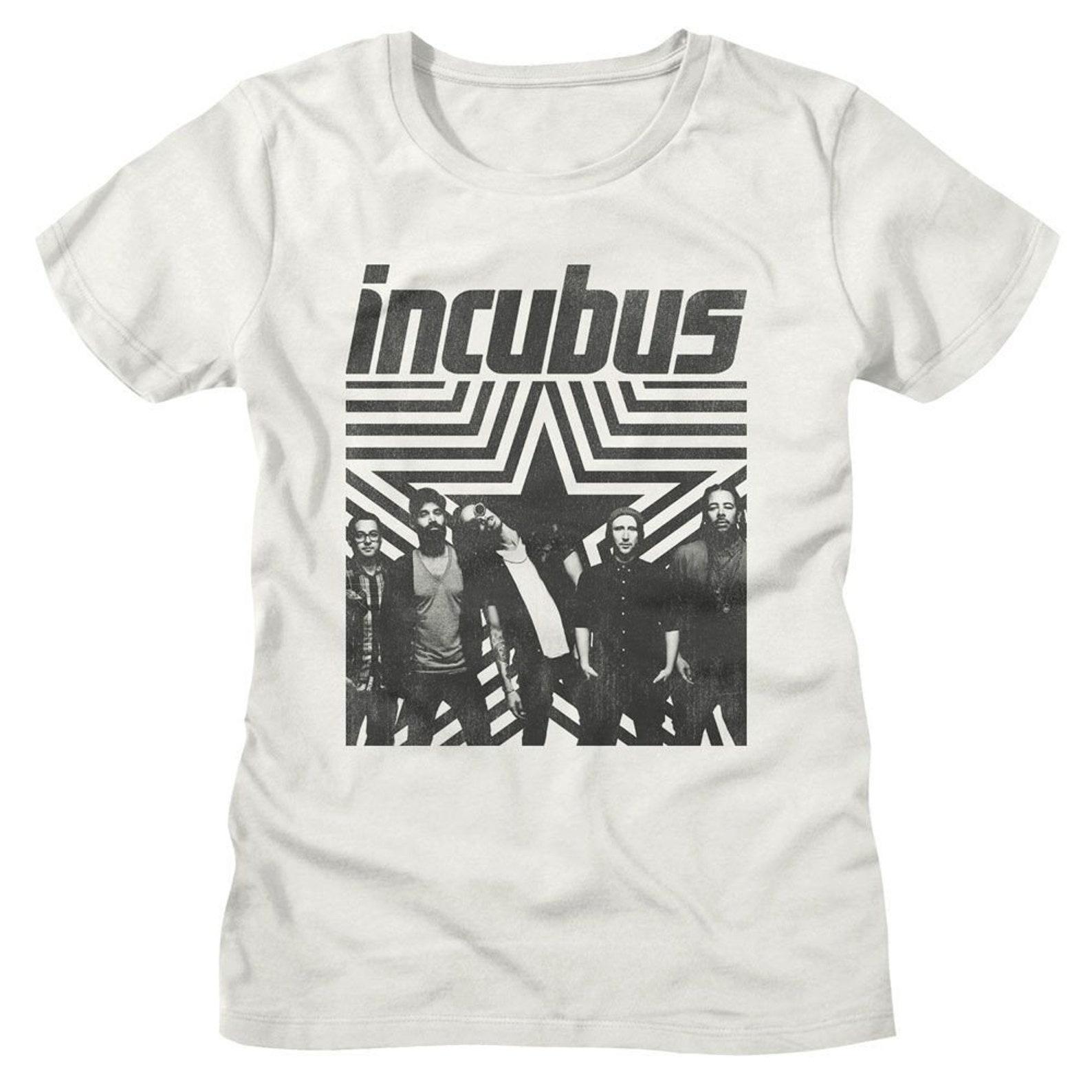 Incubus Star Background White Women s T-Shirt 2XL