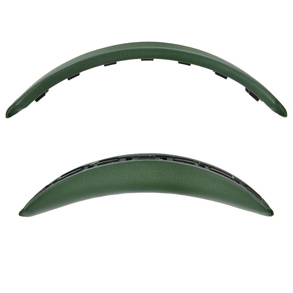 High Quality Memory Foam & Protein Leather Breathable Headband Cover Replacement for QC35/QC45 Headband-Black/White