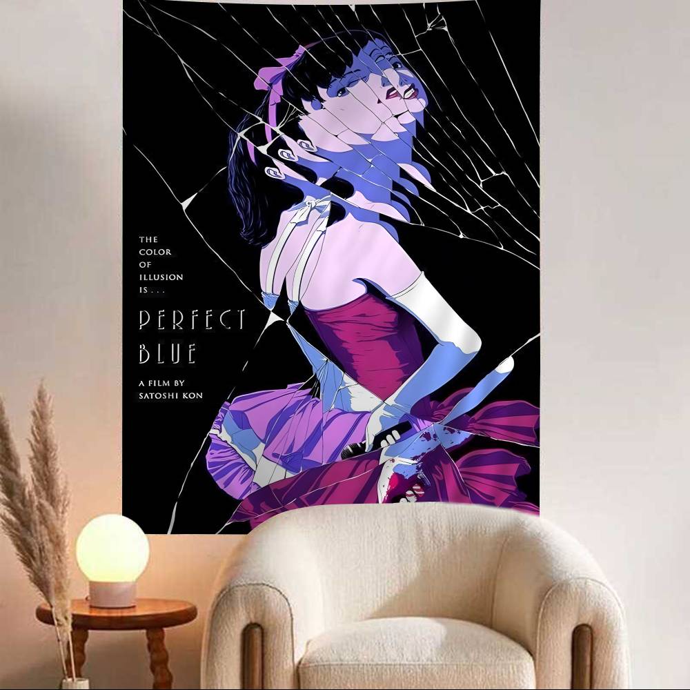 Anime Kon Satoshi Perfect Blue Anime Tapestry Indian Buddha Wall Decoration Witchcraft Bohemian Hippie Wall Hanging Sheets