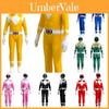 Rangers Costume For Kids And Adults Featuring Durable Jumpsuit And Character Mask**