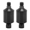 2 Pcs   Paint   Filter 1Celsius4in NPT Inlet Outlet Aluminum Alloy     Water Separator Filter