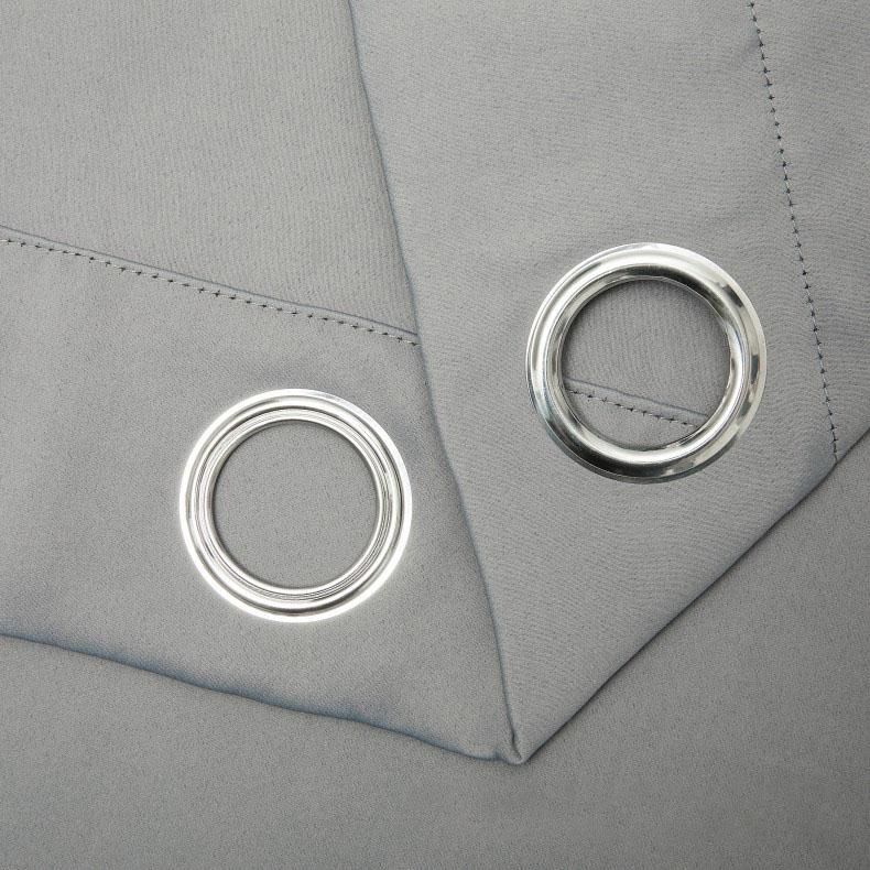 Modern Blackout Curtains 100% Room Darkening, High Density Weave, Solid Color Simple Design for Bedroom Living Room