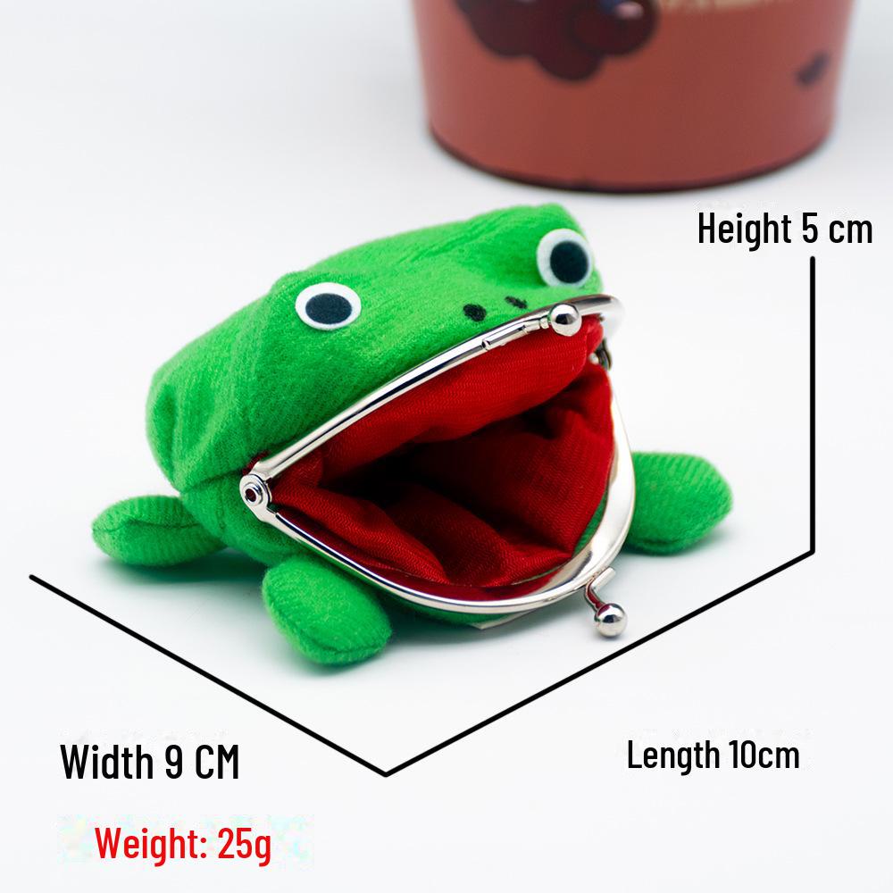 

Милый мультяшный кошелек-лягушка для монет PP Bag
