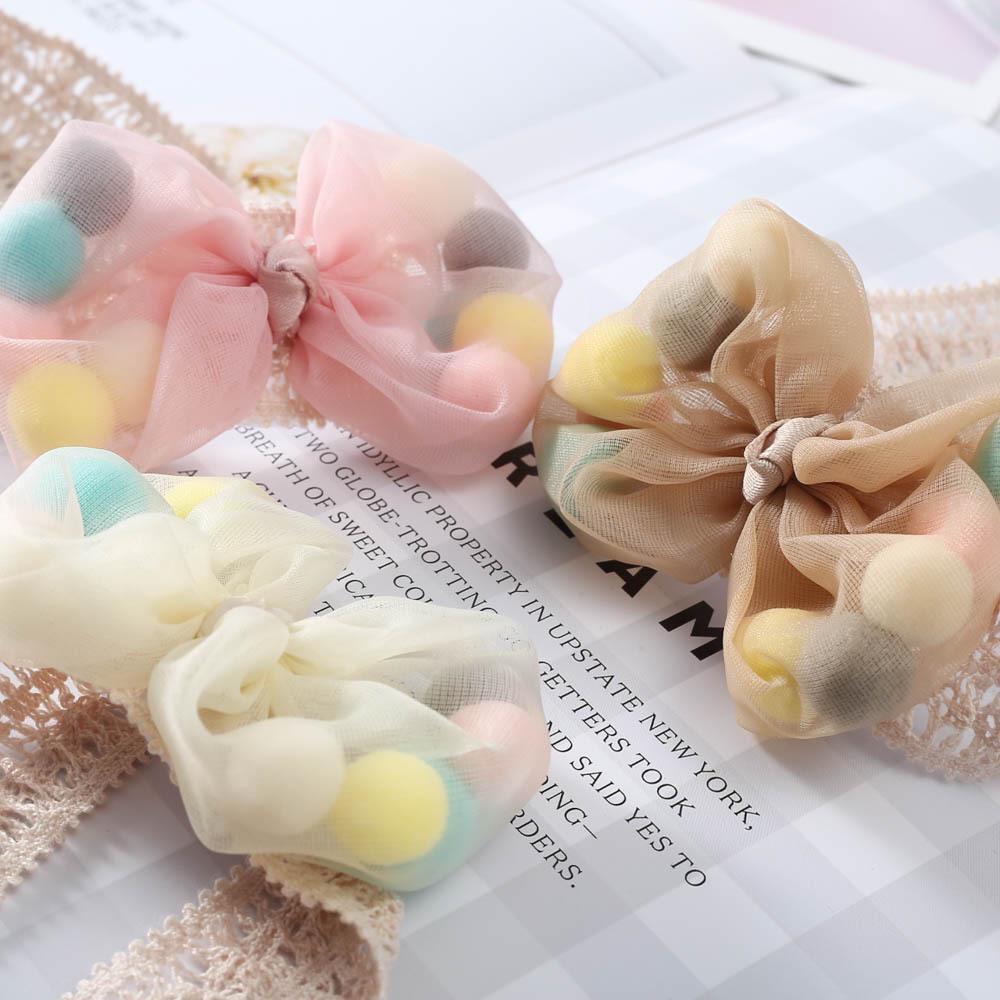 Korean Style Baby Bow Hairband - Comfortable Full Moon Accessories for 100 Days & Cute Princess Look