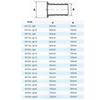 Potrivit pentru Tuburi cu Diametrul Interior de 6mm Până la 25mm cu Barb KF10 KF16 KF25 KF40 KF50 Oțel Inoxidabil 304 Sanitar Vid Tri-Clamp Flanșă Fiting de Sudură