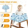 Einkaufswagen-Sitzbezug, Hochstuhlbezug für Kinder, wasserdichtes Polyester, schmutzabweisendes Sicherheitskissen aus Polyester für Babys und Kleinkinder