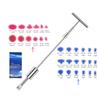 T Bar Dent Removal Kit Metal Labor Saving Dent Repair Puller with Plastic Puller Tabs for Automobile