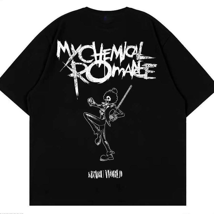 MY CHEMICAL ROMANCE Japanese T-Shirt  Unique Cool Character Design S разноцветный