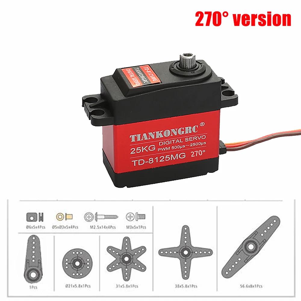 1X Waterproof servo 20KG 25KG 30KG 35KG Large torque metal gear digital servo baja servo for 1/8 1/10 Scale RC Cars